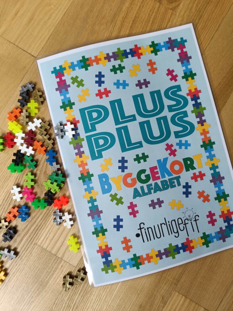 Legende læring med PLUS PLUS: Byggekort med alfabetet - Billede 5