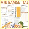 Bamsedag: Min bamse i tal - mål, vej og tegn din bamse