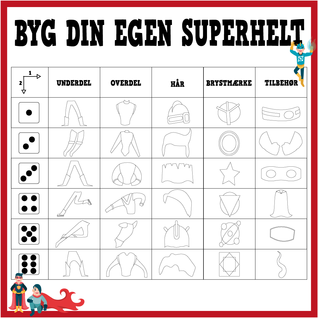 Byg din egen superhelt - Billede 2