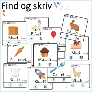 Find og skriv – Én eller to konsonanter?