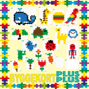 Legende læring med PLUS PLUS: Byggekort med motiver