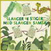 Slanger og Stiger med Slangen Samba - 1-100 (pakke med 5 x spilleplader)