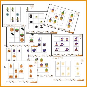 Sudoku - Halloween (let sværhedsgrad)