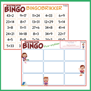 MatematikBingo - Plusstykker