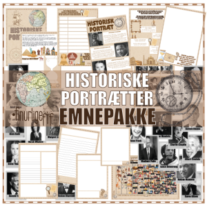 Historiske portrætter - Emnepakke
