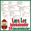 LæsLet Julekalender - 24 læsetekster