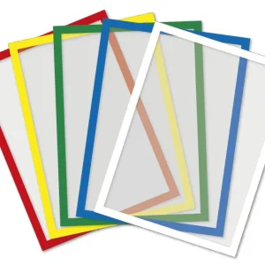 Magnestiske ramme-indstikslommer - A4 - 5 stk.