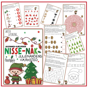 Aktiv læsning - Nisse Nåk i julemandens værksted