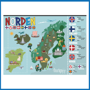 Norden - A3 kort
