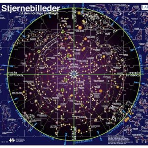 Puslespil - Stjernebilleder på den nordlige halvkugle - 70 brikker - Maxi