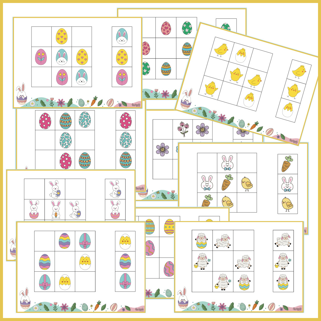 Sudoku - Påske (let sværhedsgrad)