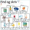 Find og skriv – Skriv vokalen – A, E eller I