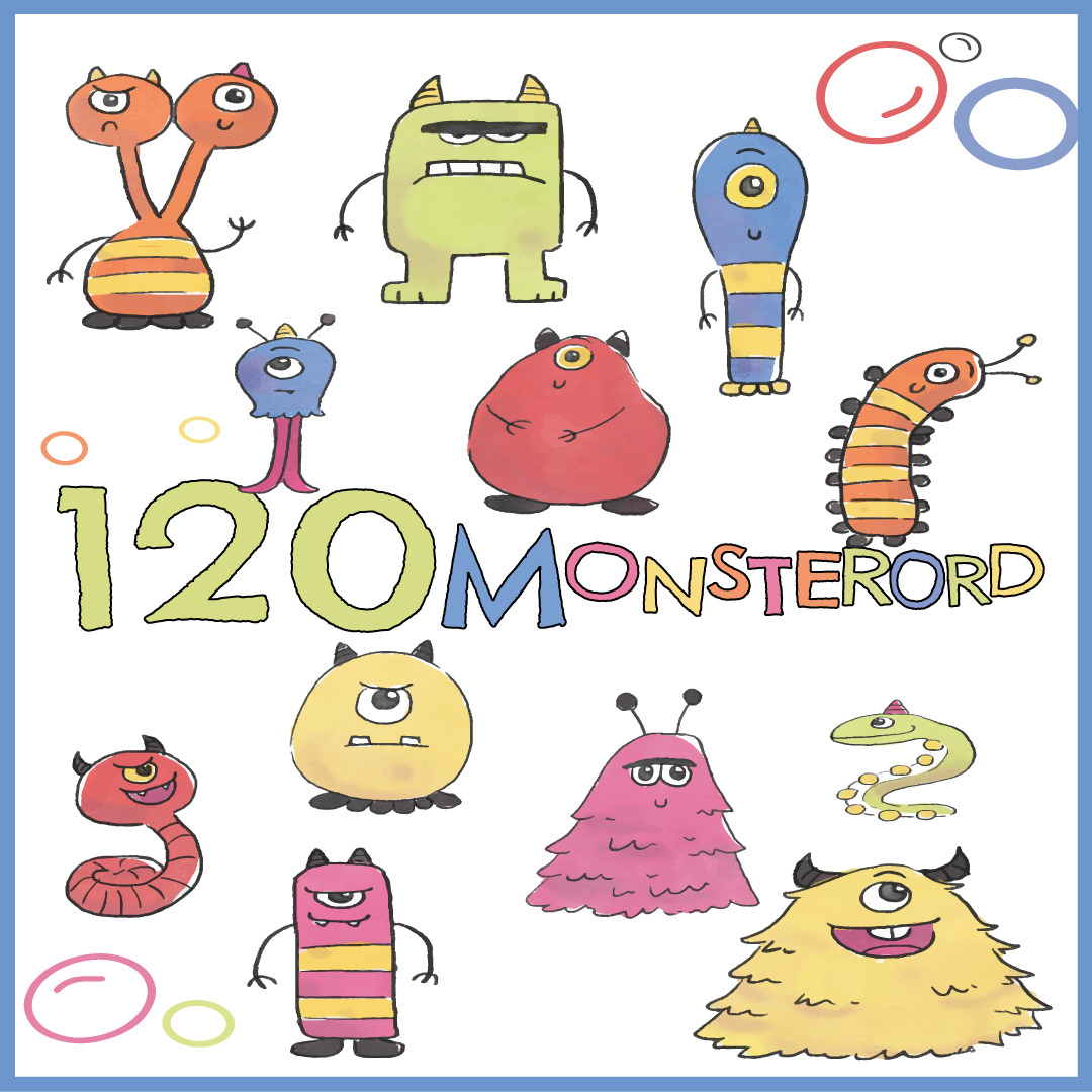 120 MONSTERORD #4 - Billede 2