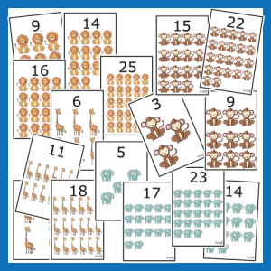 Safari Talkort (1-25)