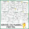 Kryds og tværs med tal #2 - Legende læring med regnearter og logik