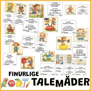 finurlige talemåder - Vendespil