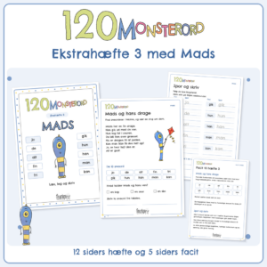 120 MONSTERORD - Ekstrahæfte 3 med Mads