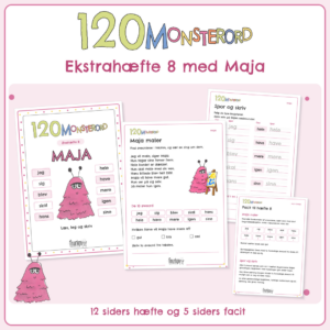 120 MONSTERORD - Ekstrahæfte 8 med Maja
