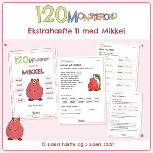 120 MONSTERORD - Ekstrahæfte 11 med Mikkel