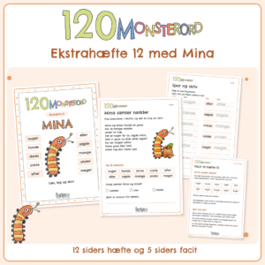 120 MONSTERORD - Ekstrahæfte 12 med Mina