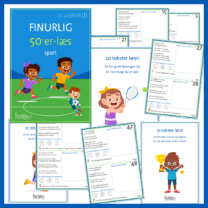 Finurlig 50’er-Læs (50 x læsetekster): Sportstema (Niveau 2)