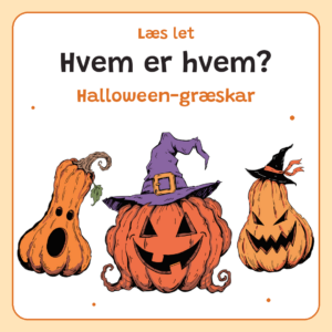 LæsLet - Hvem er hvem? - Halloween-græskar