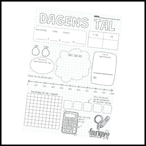 Dagens tal - Doodle