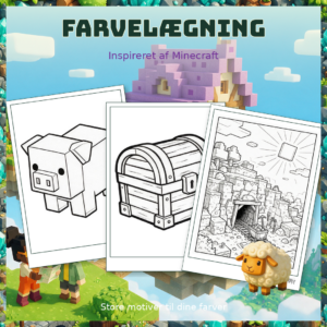 Farvelægningssider - Minecraft