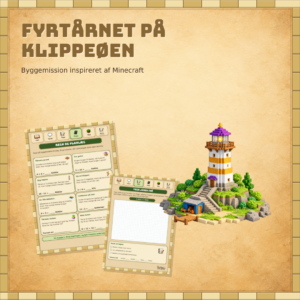 Fyrtårnet på klippeøen - Byggemission - Minecraft
