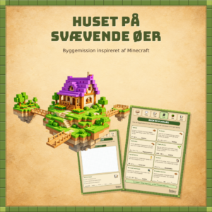 Huset på svævende øer - Byggemission - Minecraft